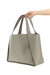 the logo bag shopping bag in grainy alter mat fabric