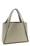 the logo bag shopping bag in grainy alter mat fabric