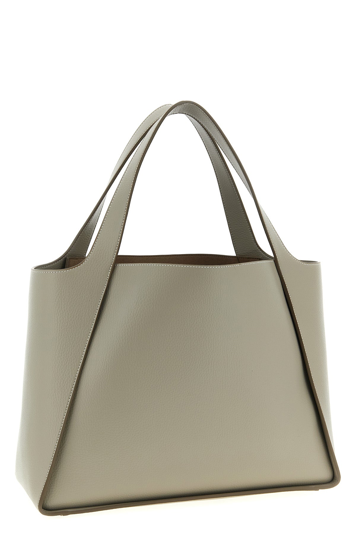 the logo bag shopping bag in grainy alter mat fabric