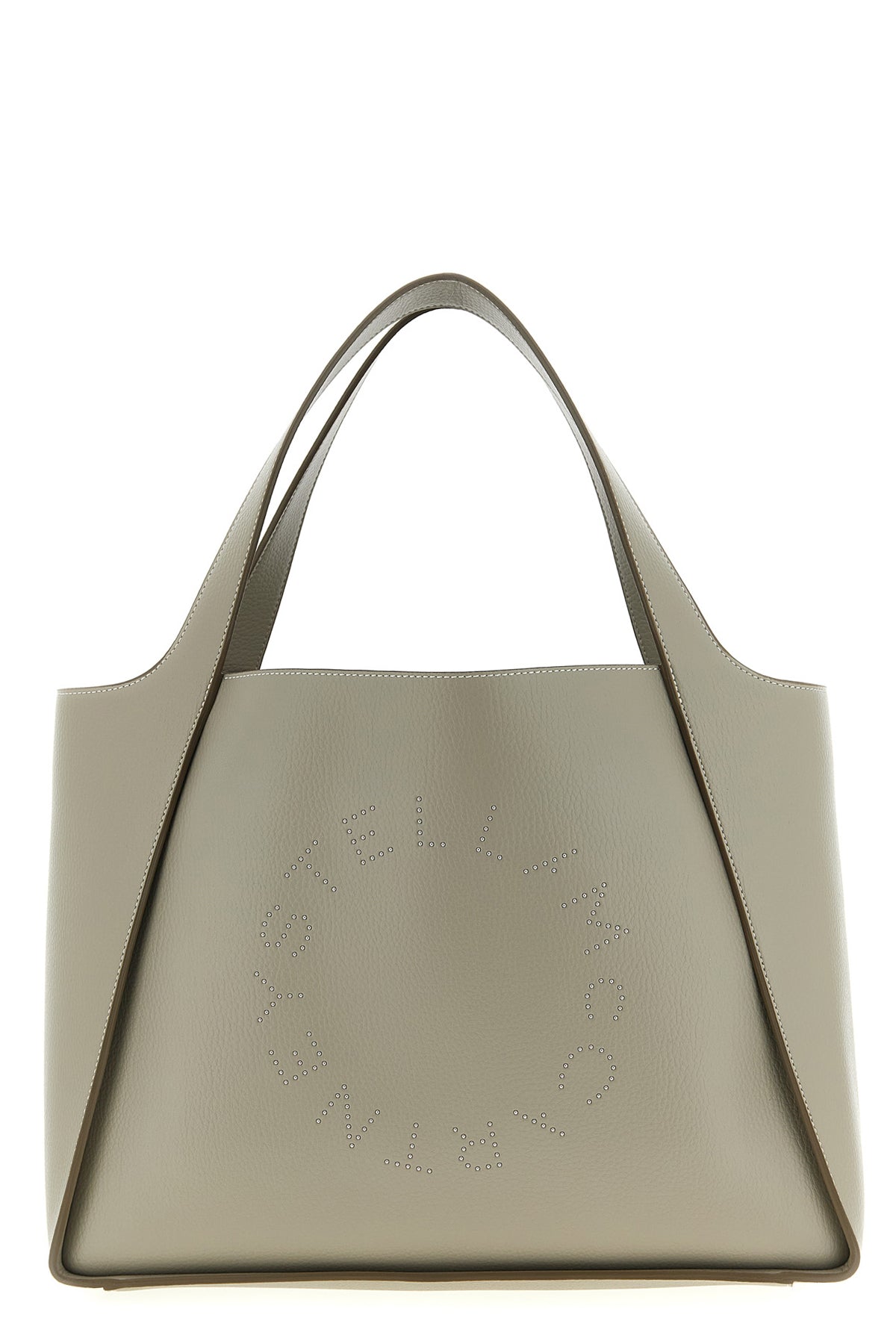 the logo bag shopping bag in grainy alter mat fabric