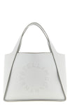 logo tote shopping bag in grainy alter mat