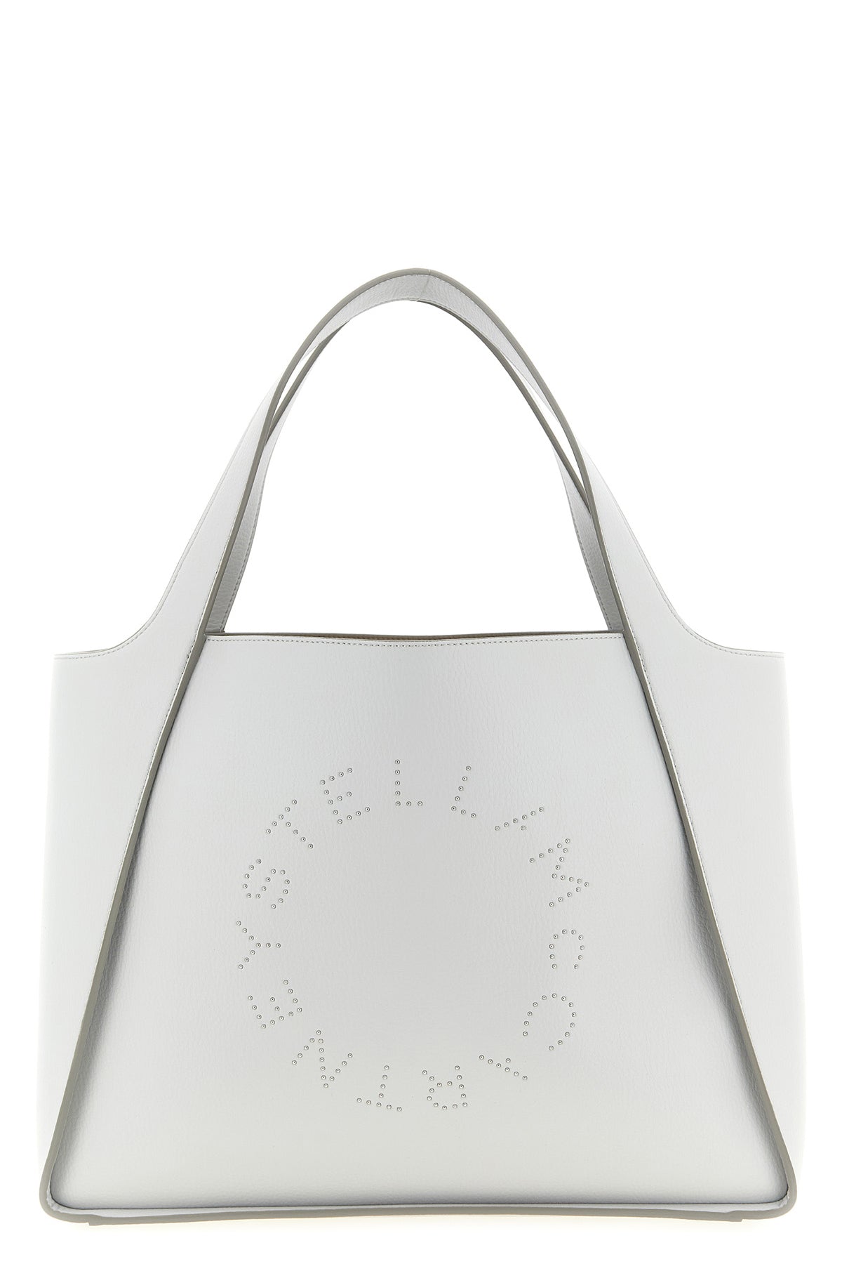 logo tote shopping bag in grainy alter mat