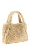 the stella mccartney eco sheepskin tote bag stands out for its soft and unstruct