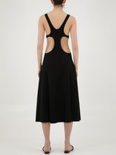 SAINT LAURENT M cut-out wool dress