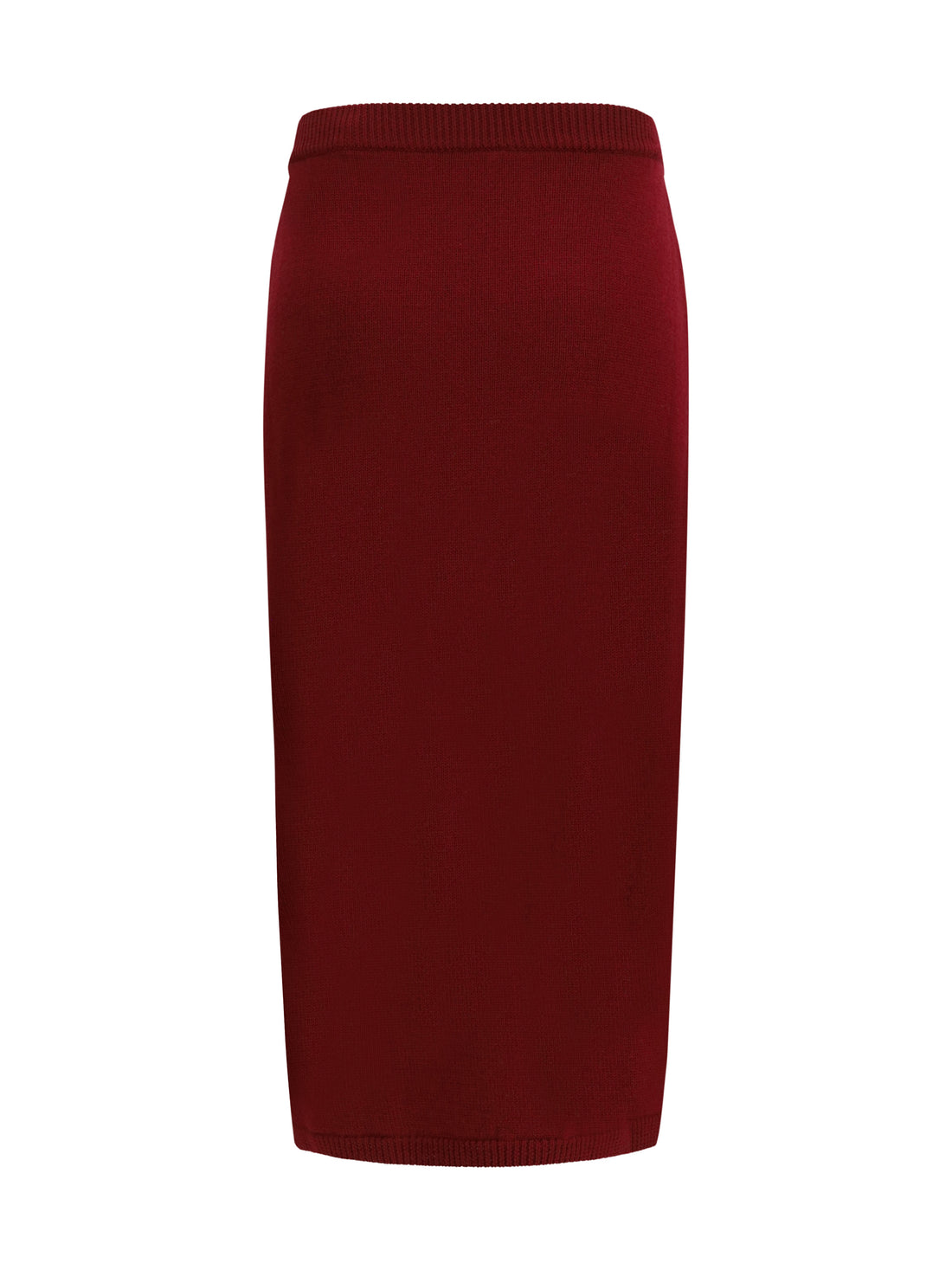 ALESSANDRA RICH 40 merino wool midi skirt