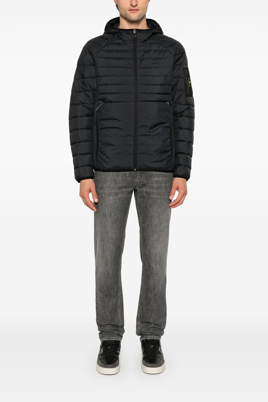 HUGO BOSS S j thor down jacket in slightly padded water-repellent technical fabric