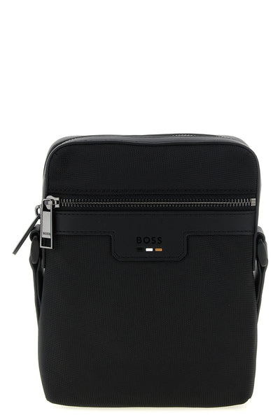 ray honeycomb fabric crossbody bag