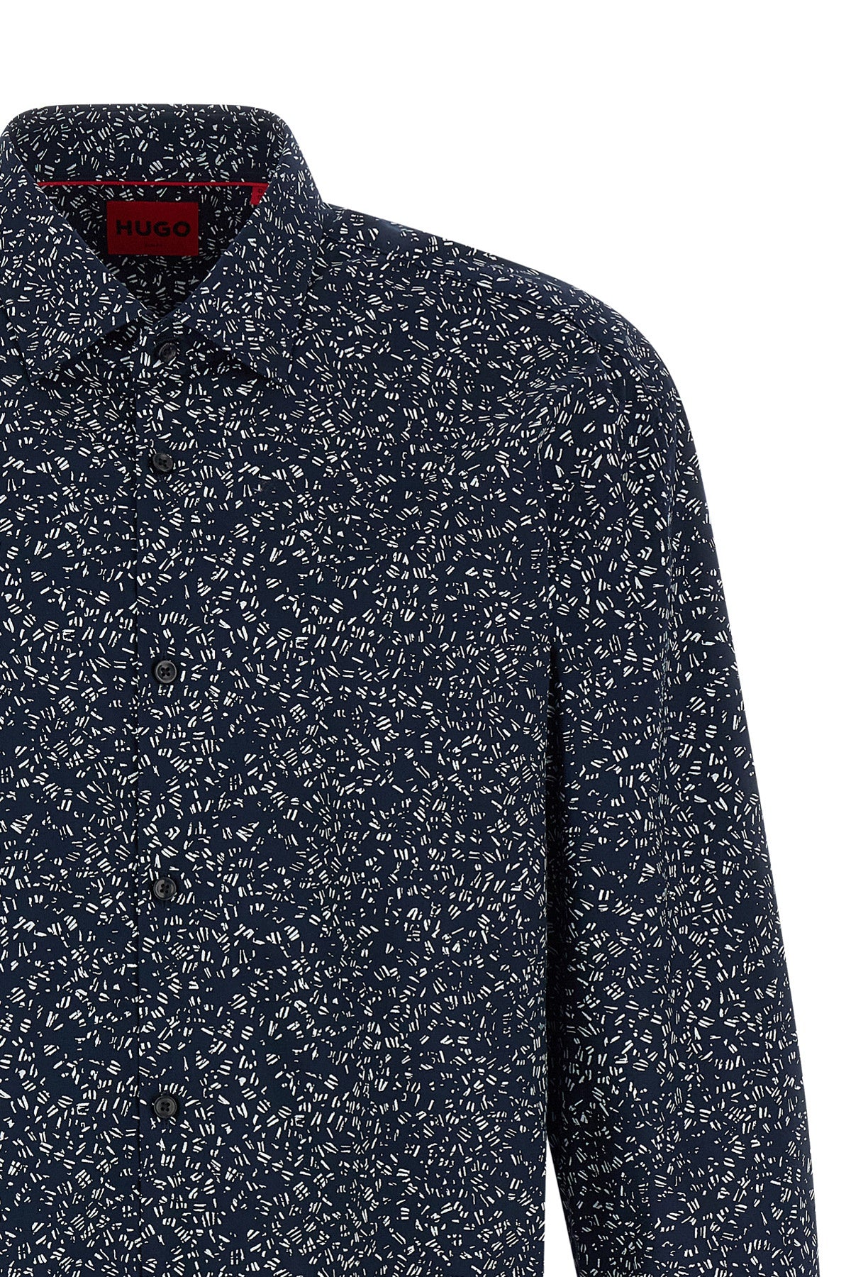 kenno all-over patterned cotton shirt