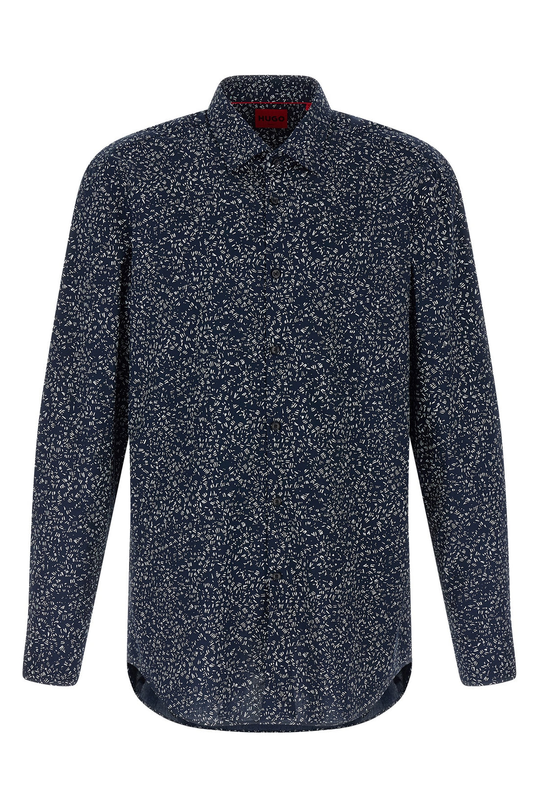 HUGO BOSS 37 cm kenno all-over patterned cotton shirt