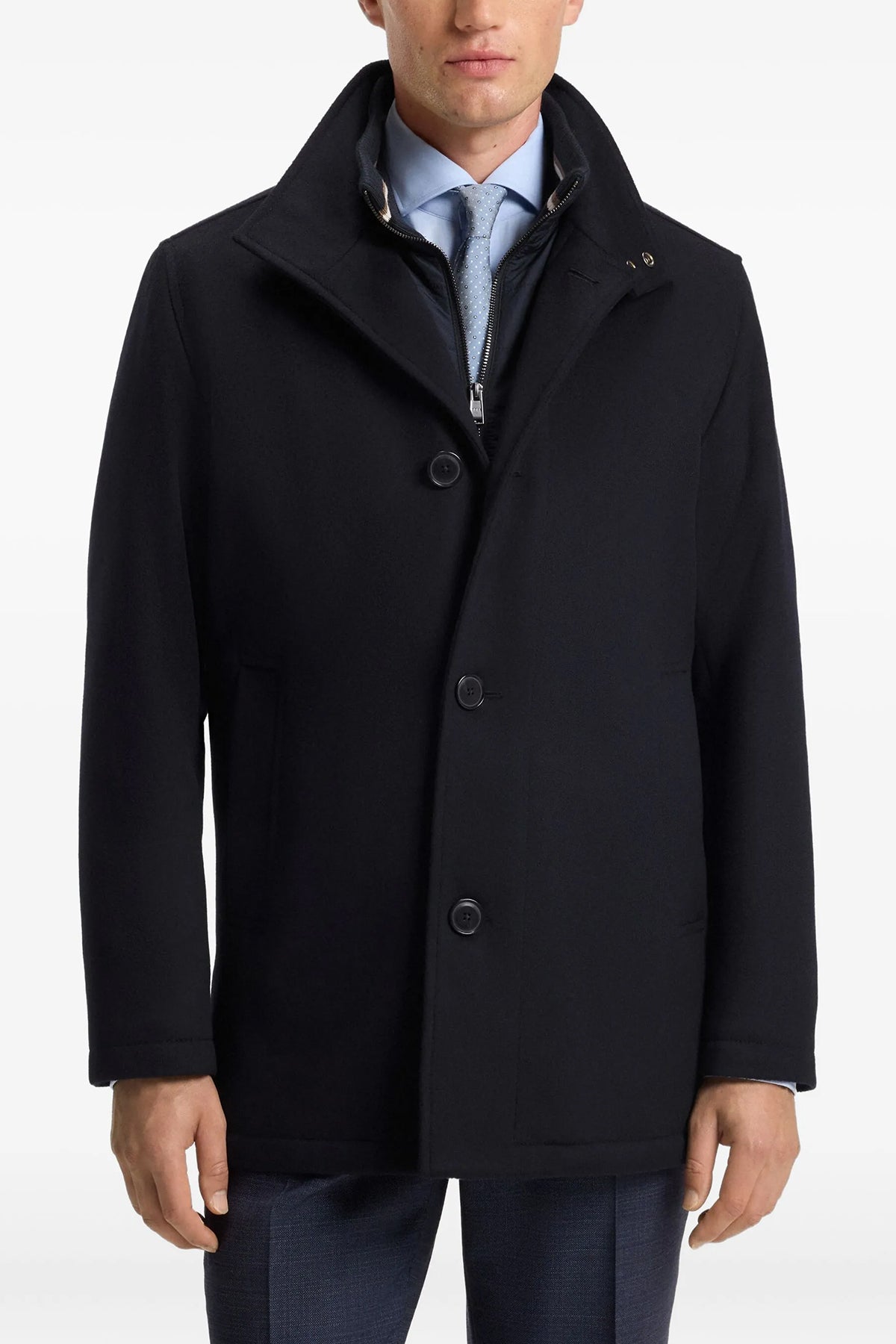h-coxtan-234 wool and cashmere blend coat
