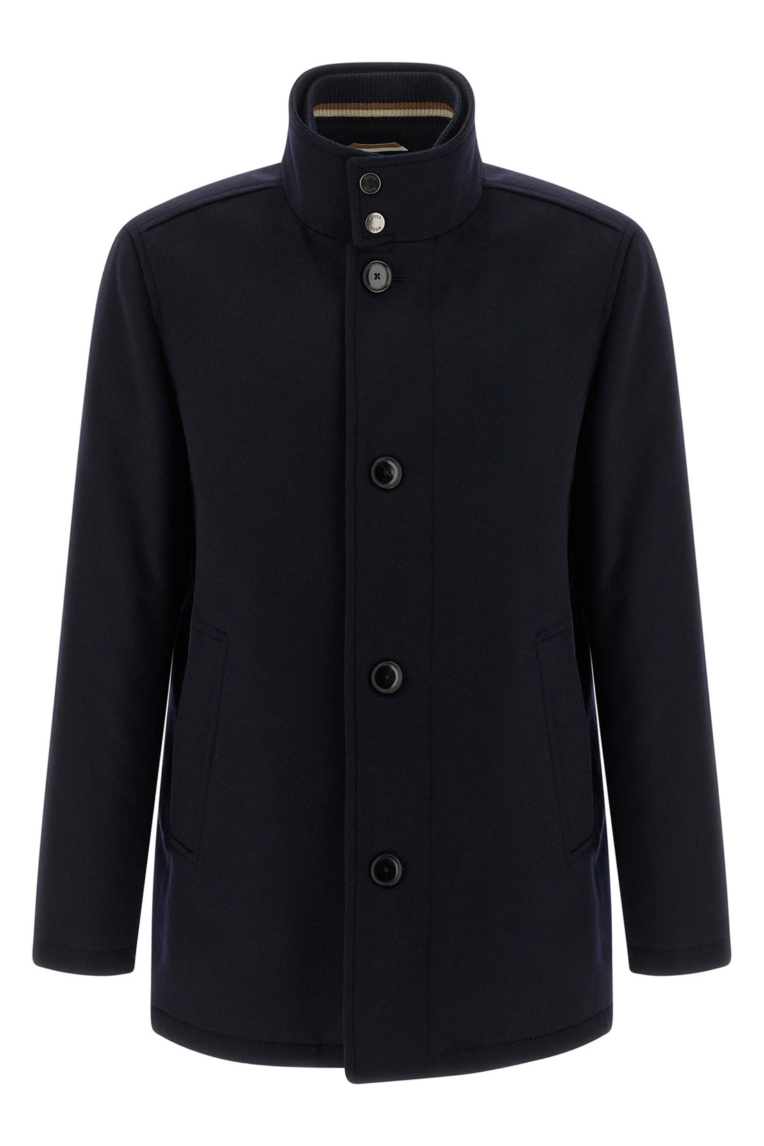 HUGO BOSS 56 h-coxtan-234 wool and cashmere blend coat