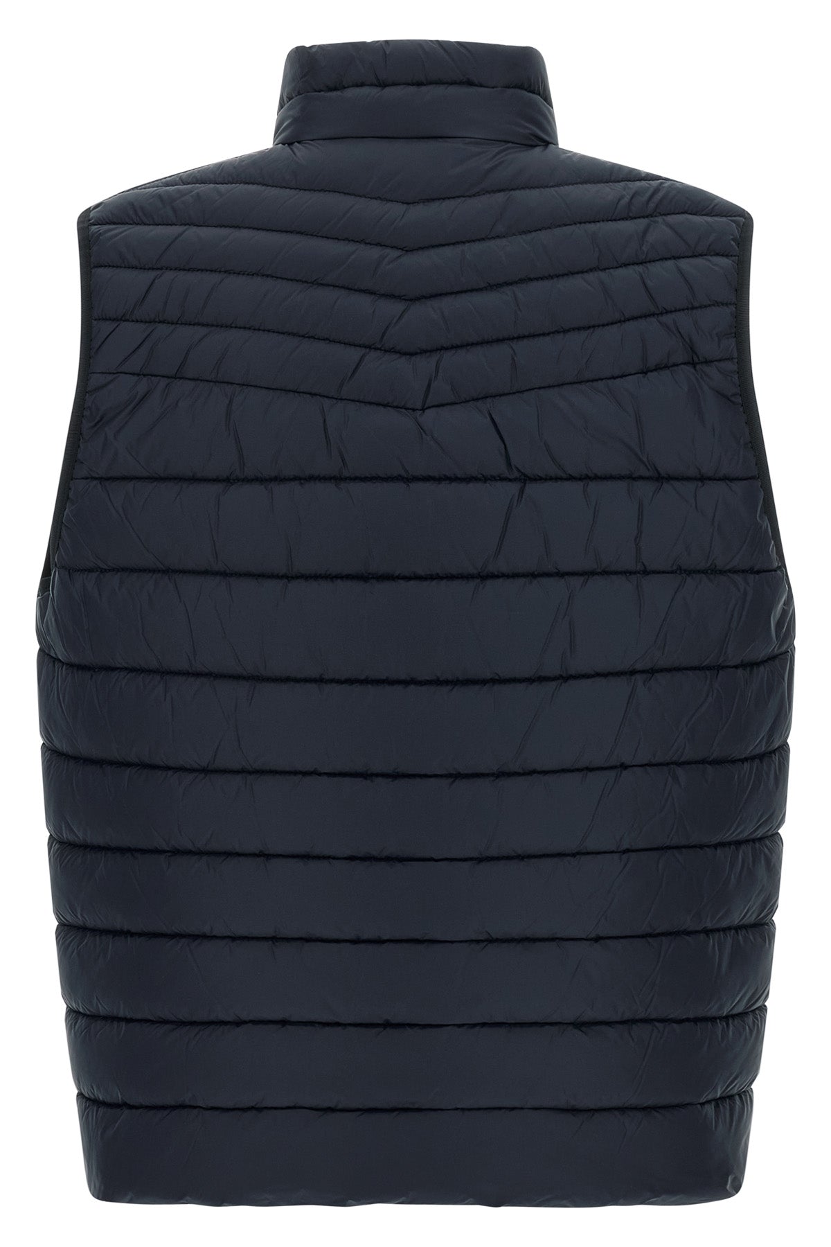 the dark blue hugo boss vest
