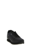 parkour sneakers in coated synthetic fabric and monogram fabric