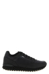 parkour sneakers in coated synthetic fabric and monogram fabric