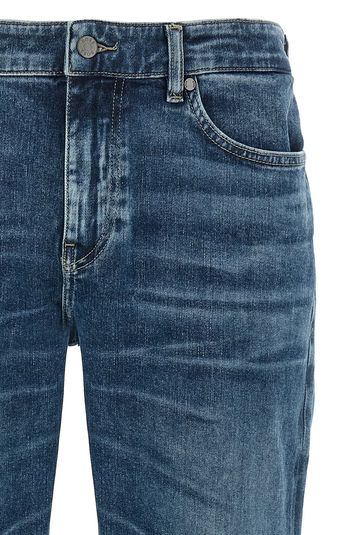 c-delaware 5-pocket stretch cotton denim jeans