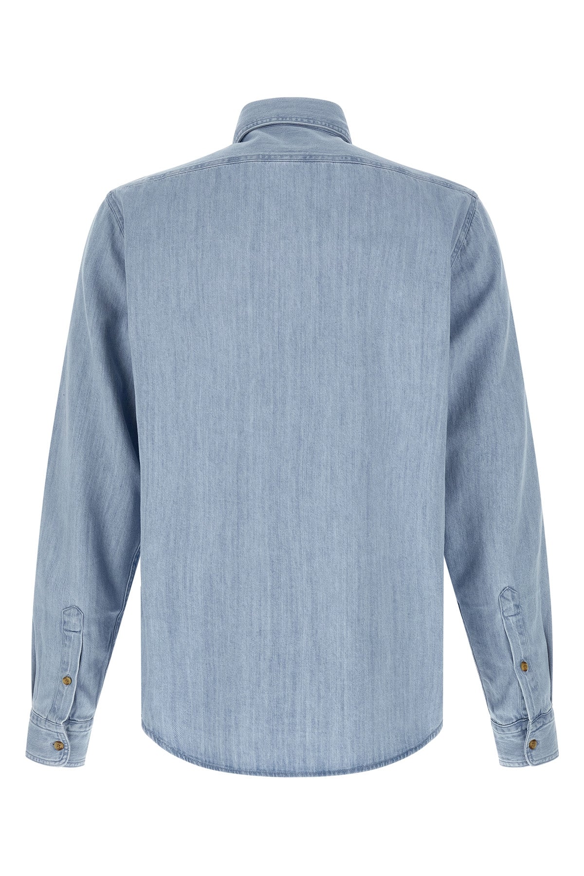 h-liam cotton denim shirt