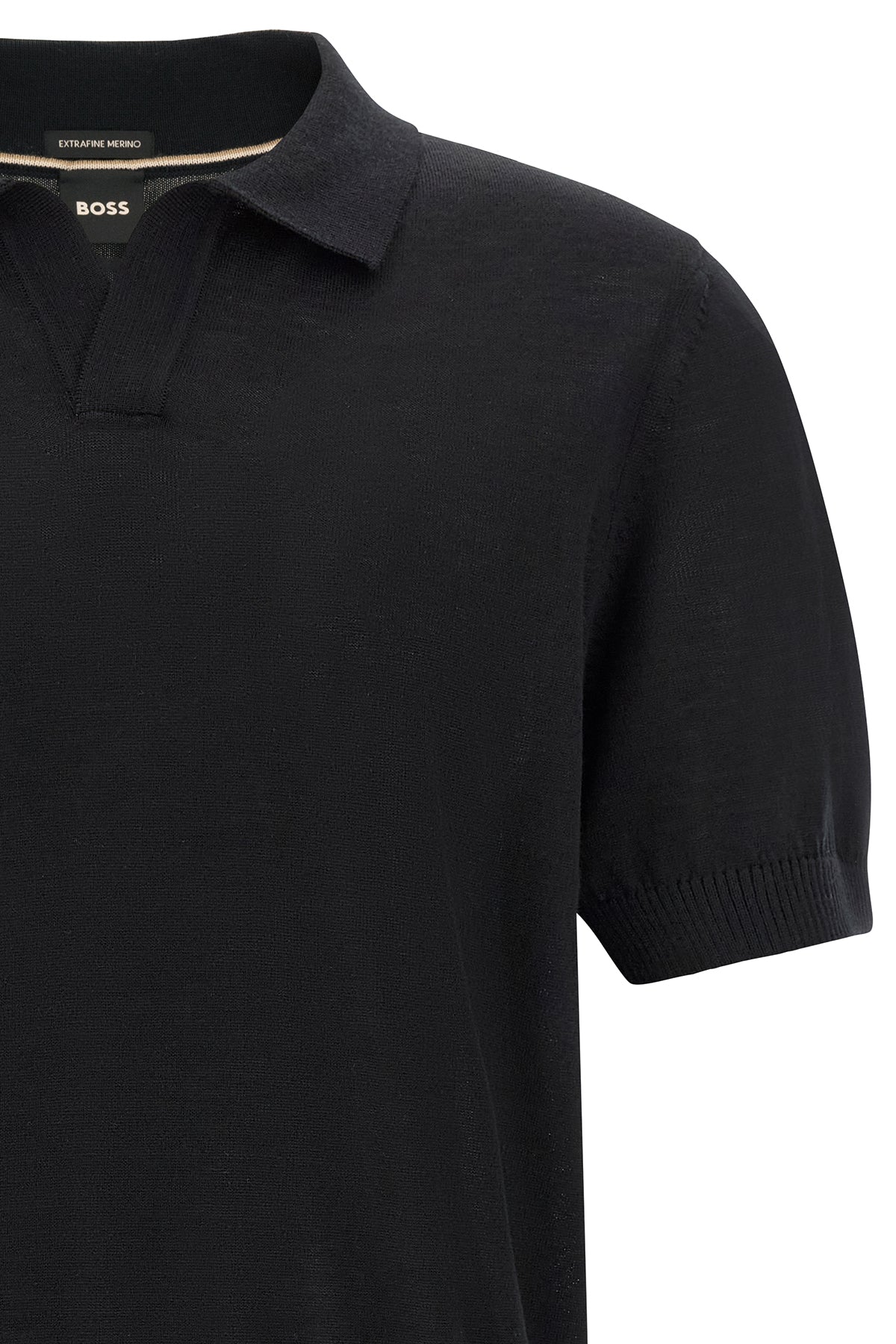 the boss h-lantoni knitted polo shirt