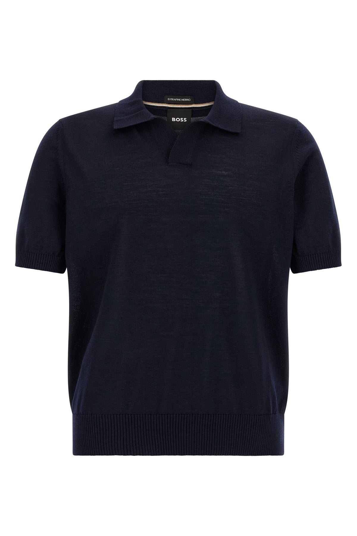 the short sleeve knit polo shirt hugo boss h-lantoni