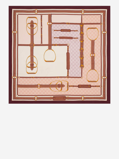 GUCCI OS printed silk twill carré