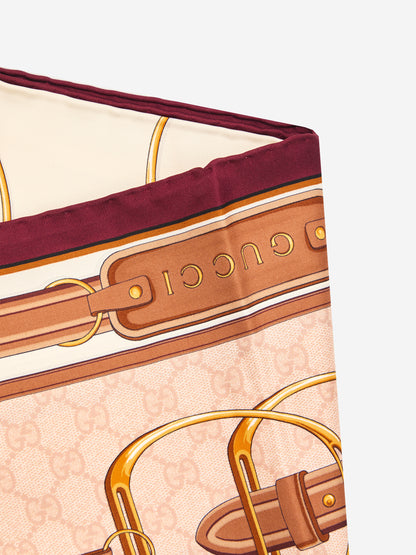 GUCCI OS printed silk twill carré