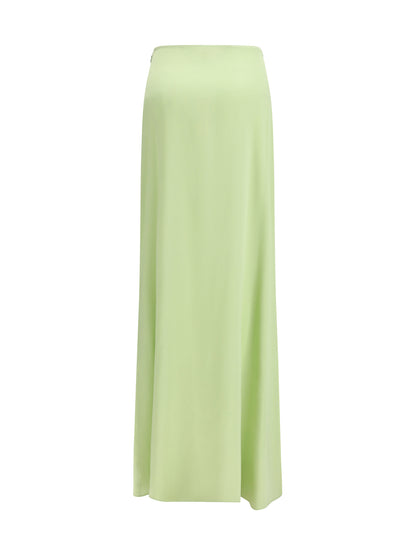 KRISTINA TI 40 classic long silk skirt
