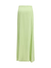 classic long silk skirt