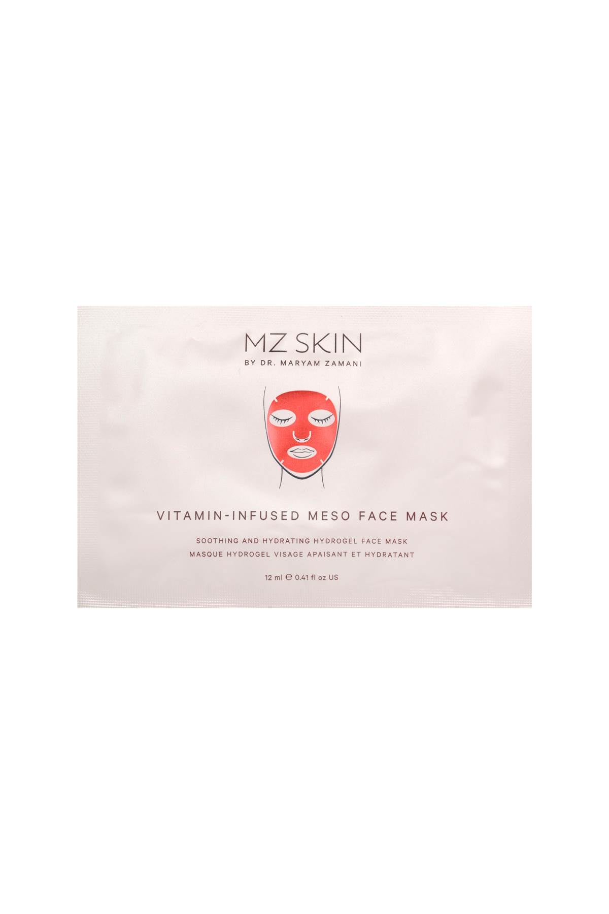 hydrating and soothing hydrogel face mask 5 pieces of 12 ml