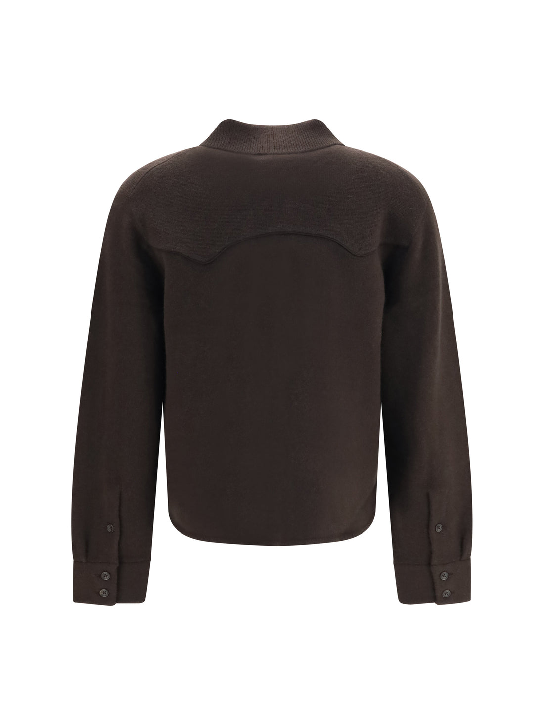 GUEST IN RESIDENCE M cropped western cashmere shirt
