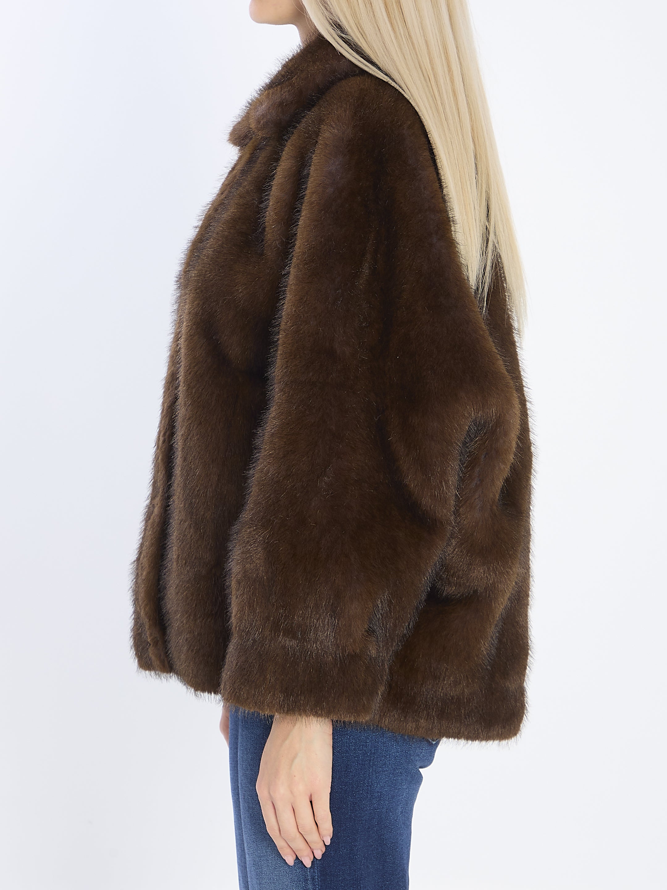 VALENTINI 40 eco-fur jacket