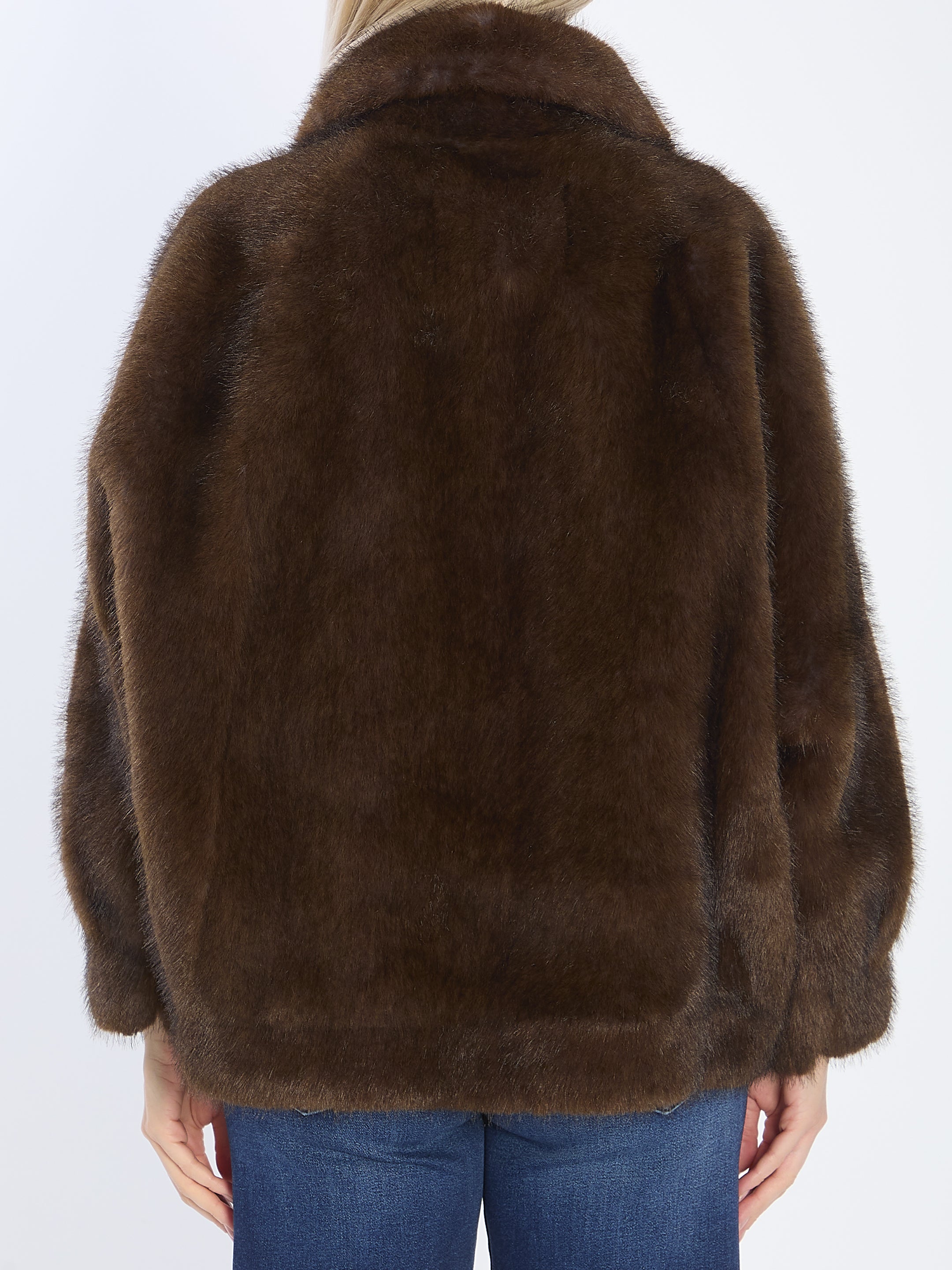 VALENTINI 40 eco-fur jacket