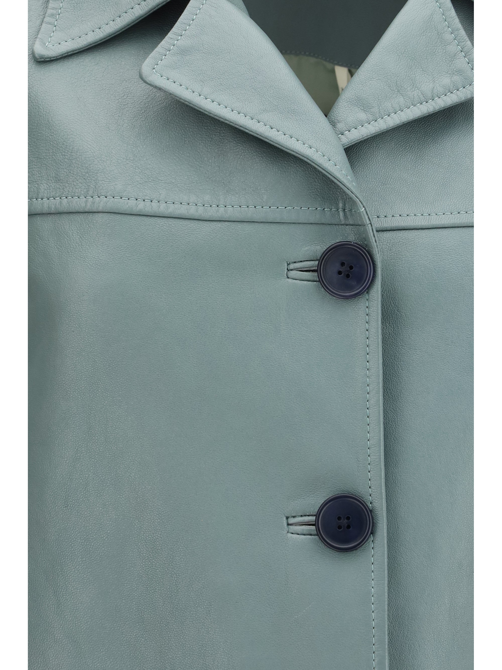 long lambskin leather jacket