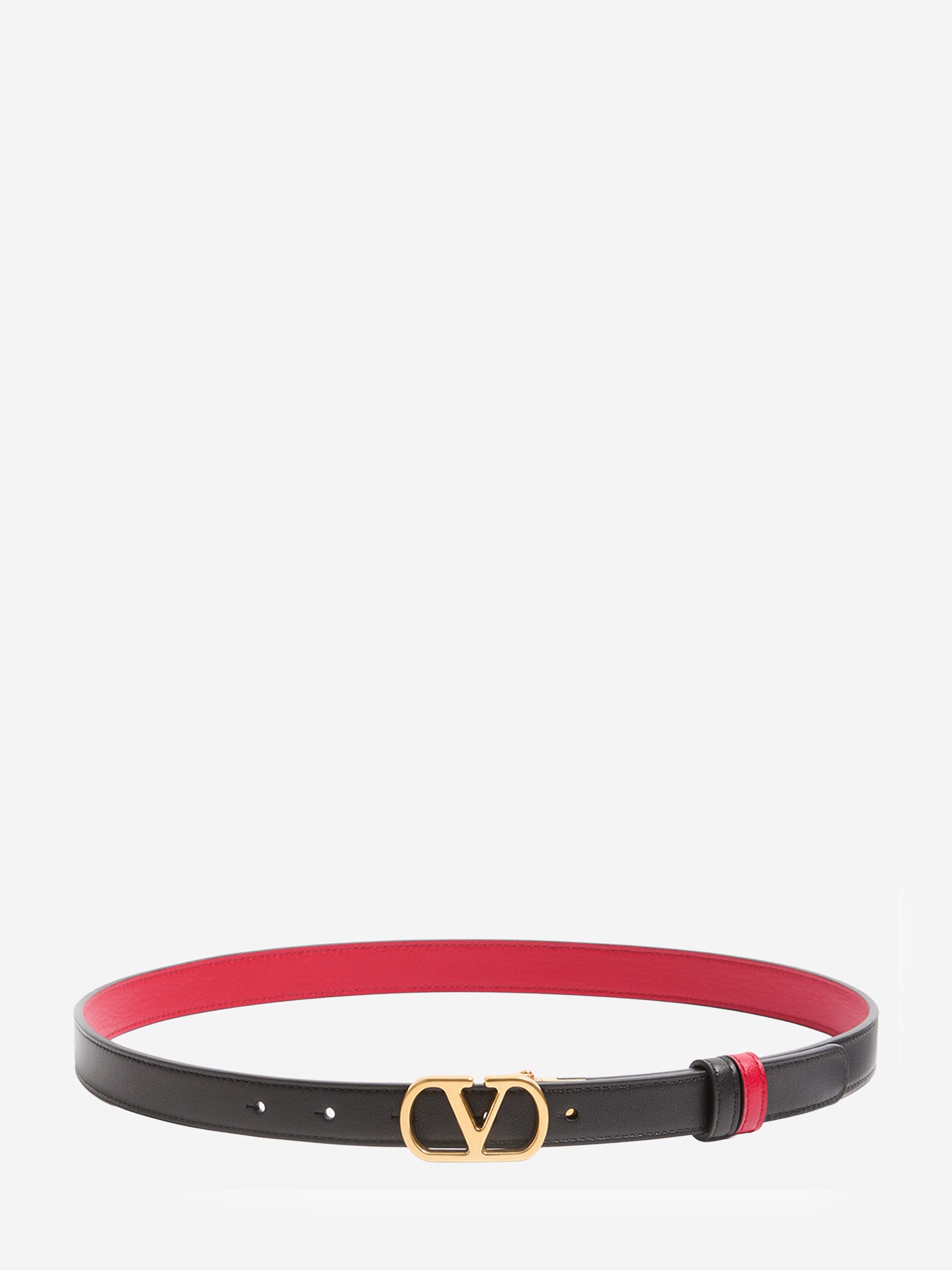 vlogo signature reversible leather belt