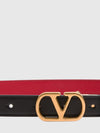 vlogo signature reversible leather belt