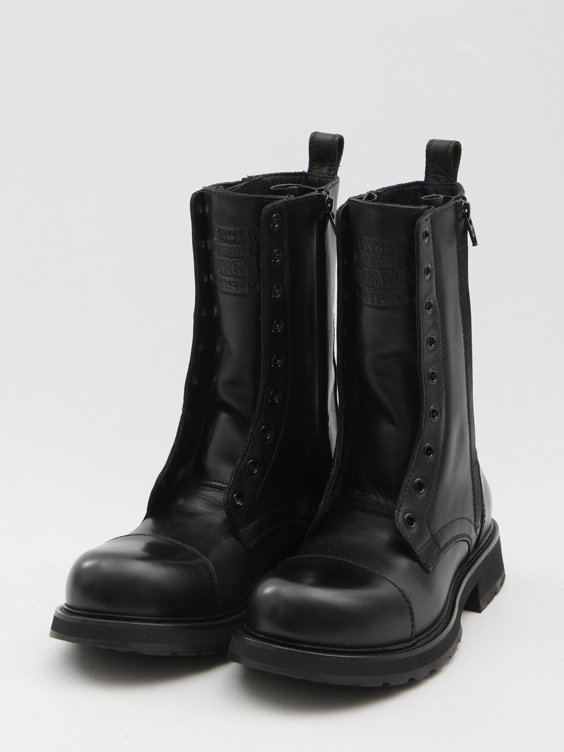 BALENCIAGA 36 truck lace-up boots