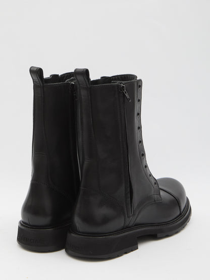 BALENCIAGA 36 truck lace-up boots 
