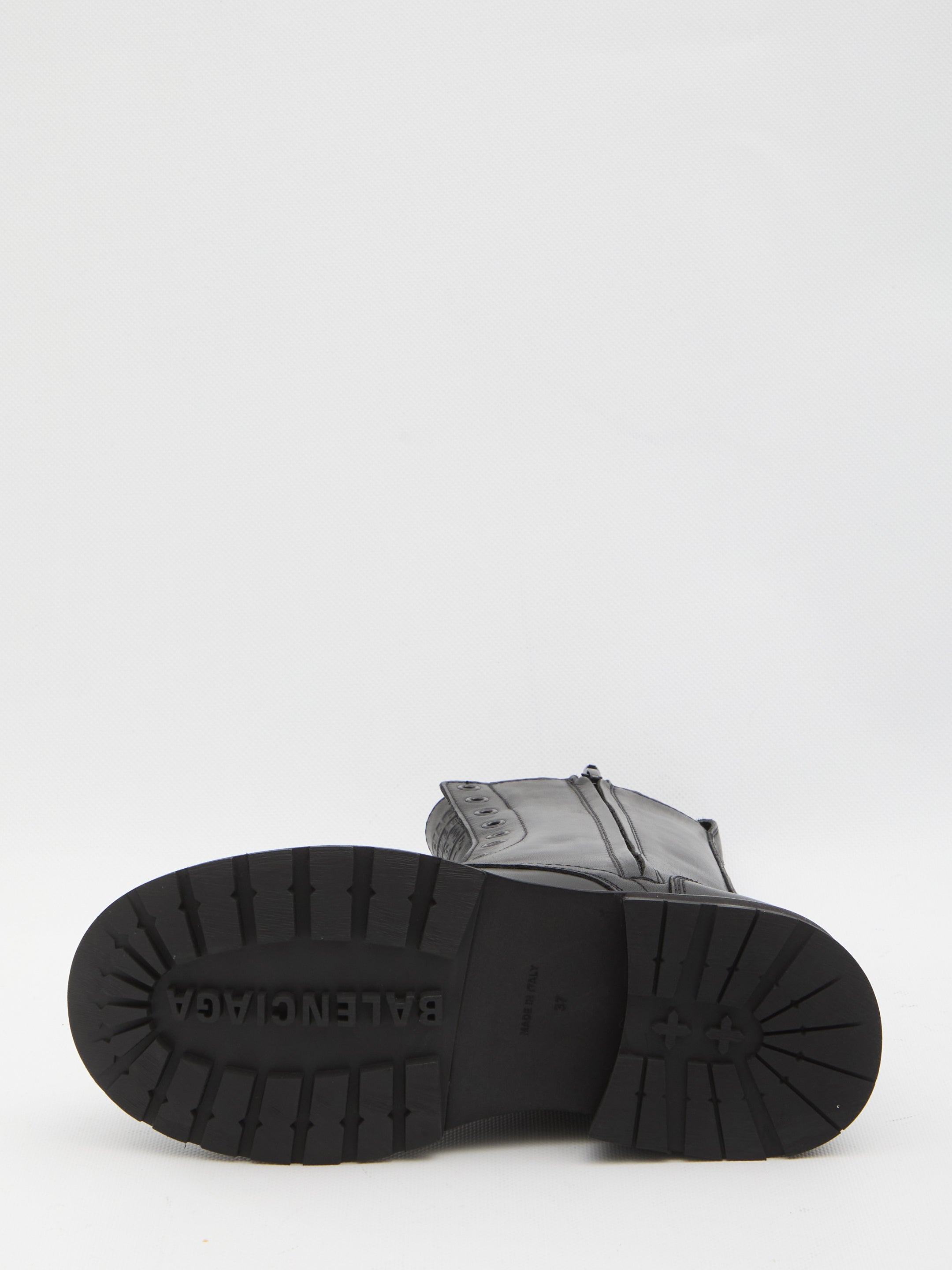 BALENCIAGA 36 truck lace-up boots 