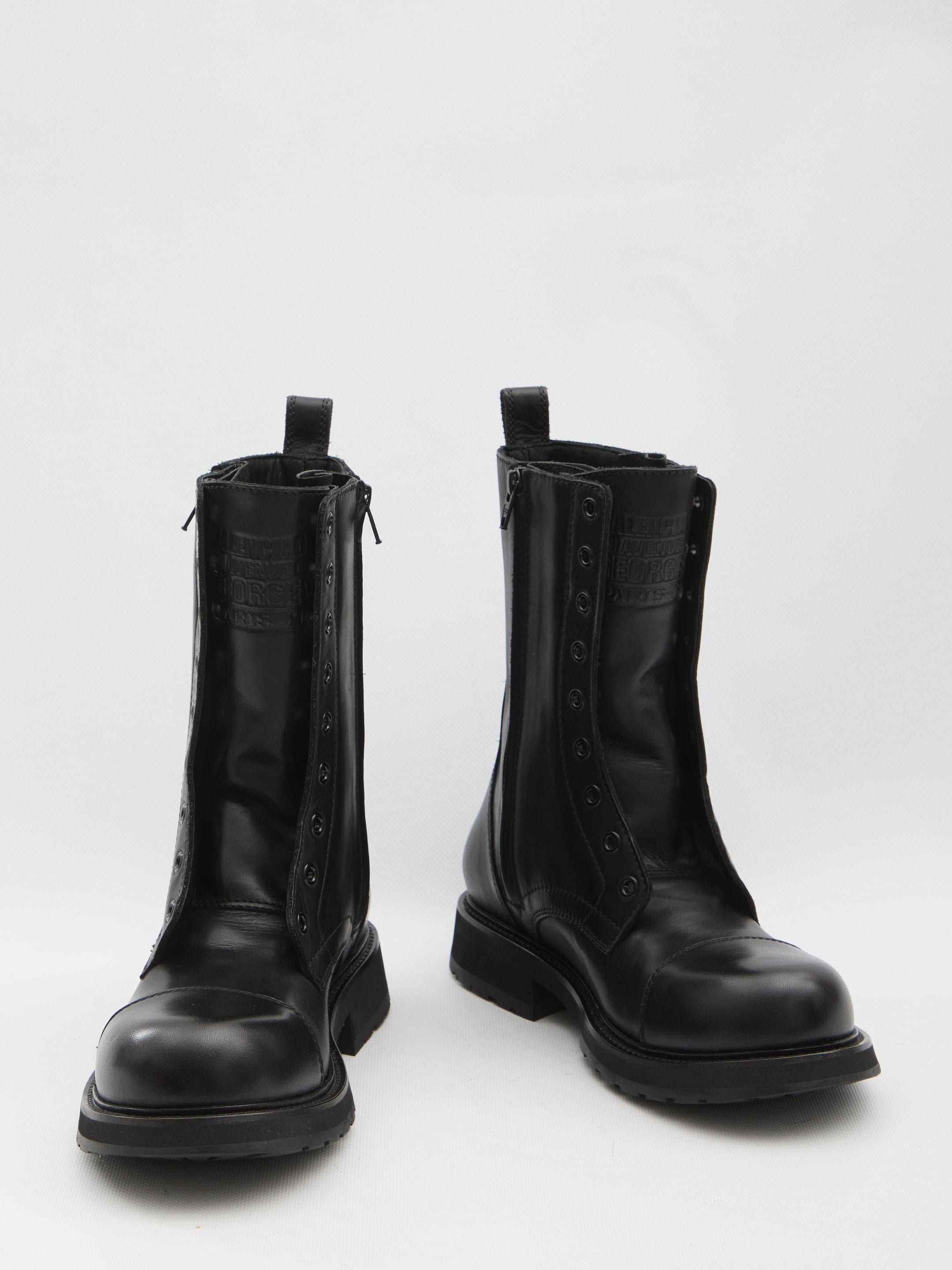 BALENCIAGA 36 truck lace-up boots 