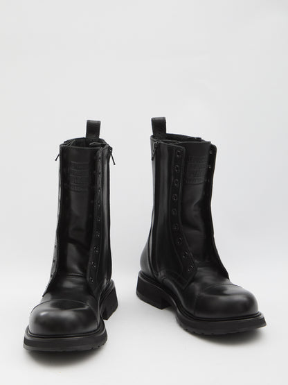 BALENCIAGA 36 truck lace-up boots 