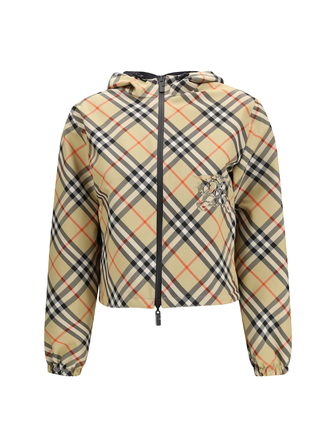 BURBERRY M reversible cropped check jacket 