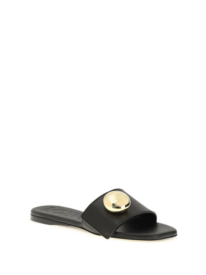 LOEWE 36 pebble slide sandals