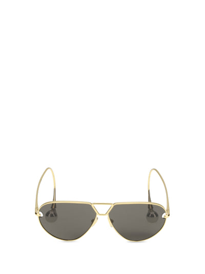 BOTTEGA VENETA OS drop aviator sunglasses