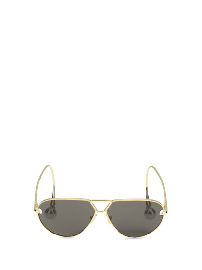 BOTTEGA VENETA OS drop aviator sunglasses