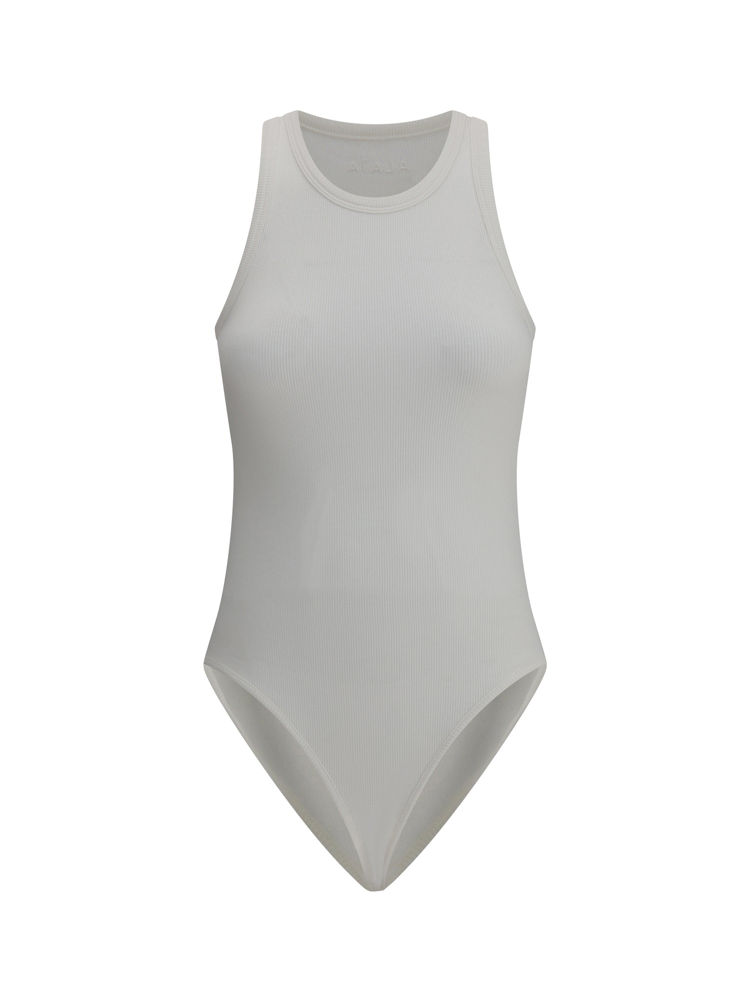 ALAIA 38 halter ribbed bodysuit