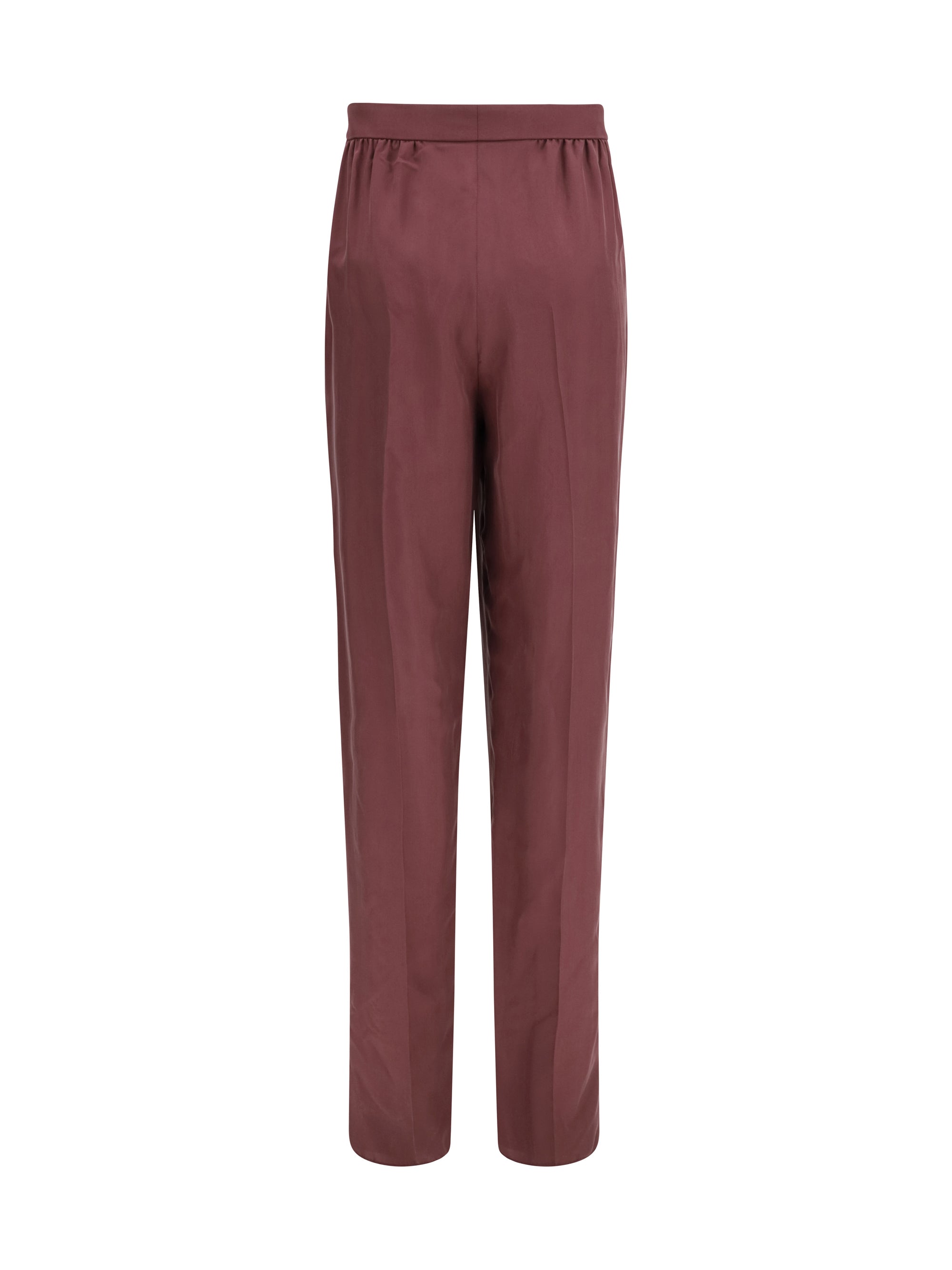 habutai silk tailored pants