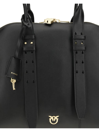 PINKO OS escape bag maxi leather bowling bag