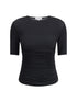 ALAIA 38 pleated t-shirt