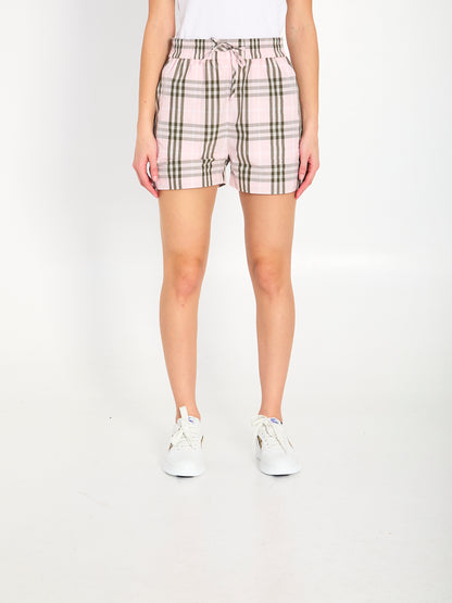 BURBERRY 10 cotton check shorts