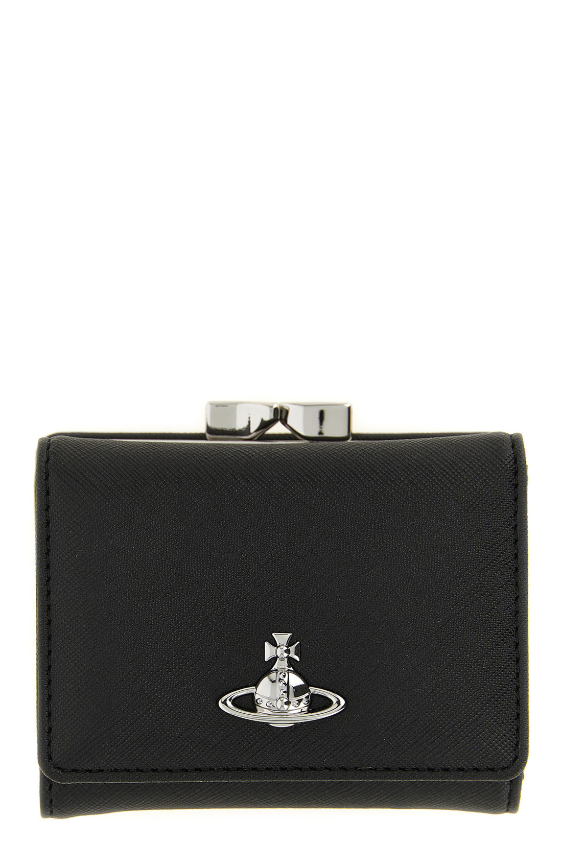 VIVIENNE WESTWOOD OS the vivienne westwood small frame tri-fold wallet stands out for its compact s