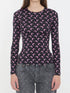MARINE SERRE M moon jersey top 