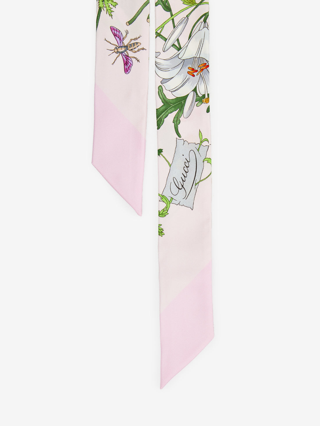 GUCCI OS printed silk twill ribbon